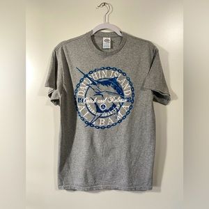 Dauphin Island, Alabama T-Shirt Souvenir size medium 100% cotton